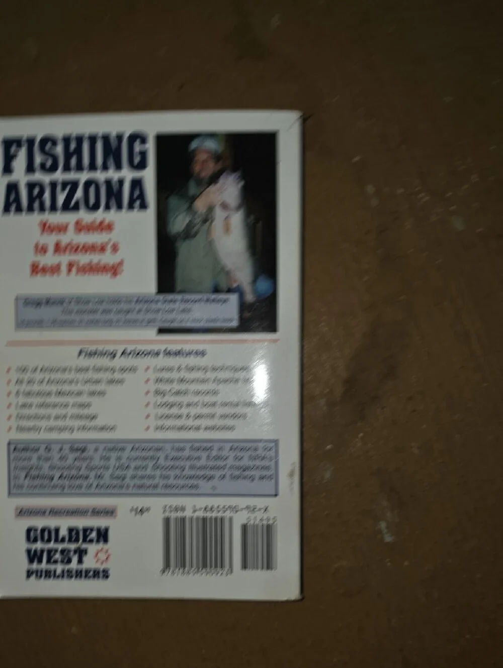 Fishing Arizona Guidebook - Navy Blue Cover